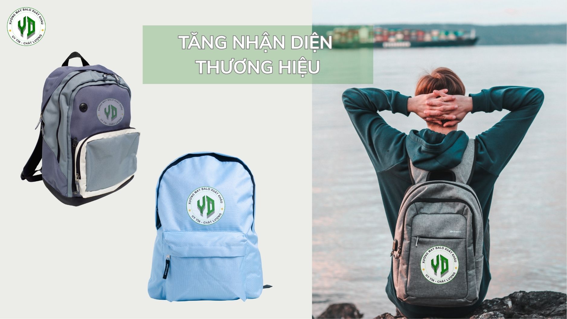 Đặt balo theo yêu cầu giúp gia tăng nhân diện thương hiệu