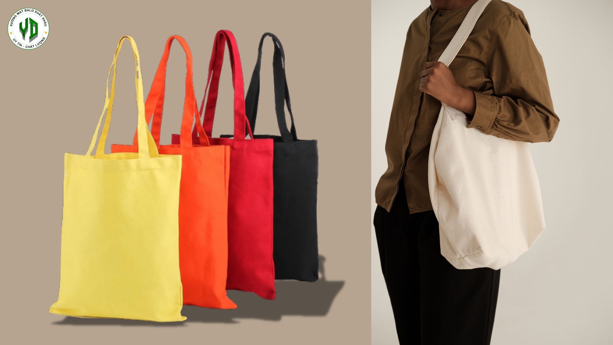 Xưởng may túi tote, đặt may theo yêu cầu