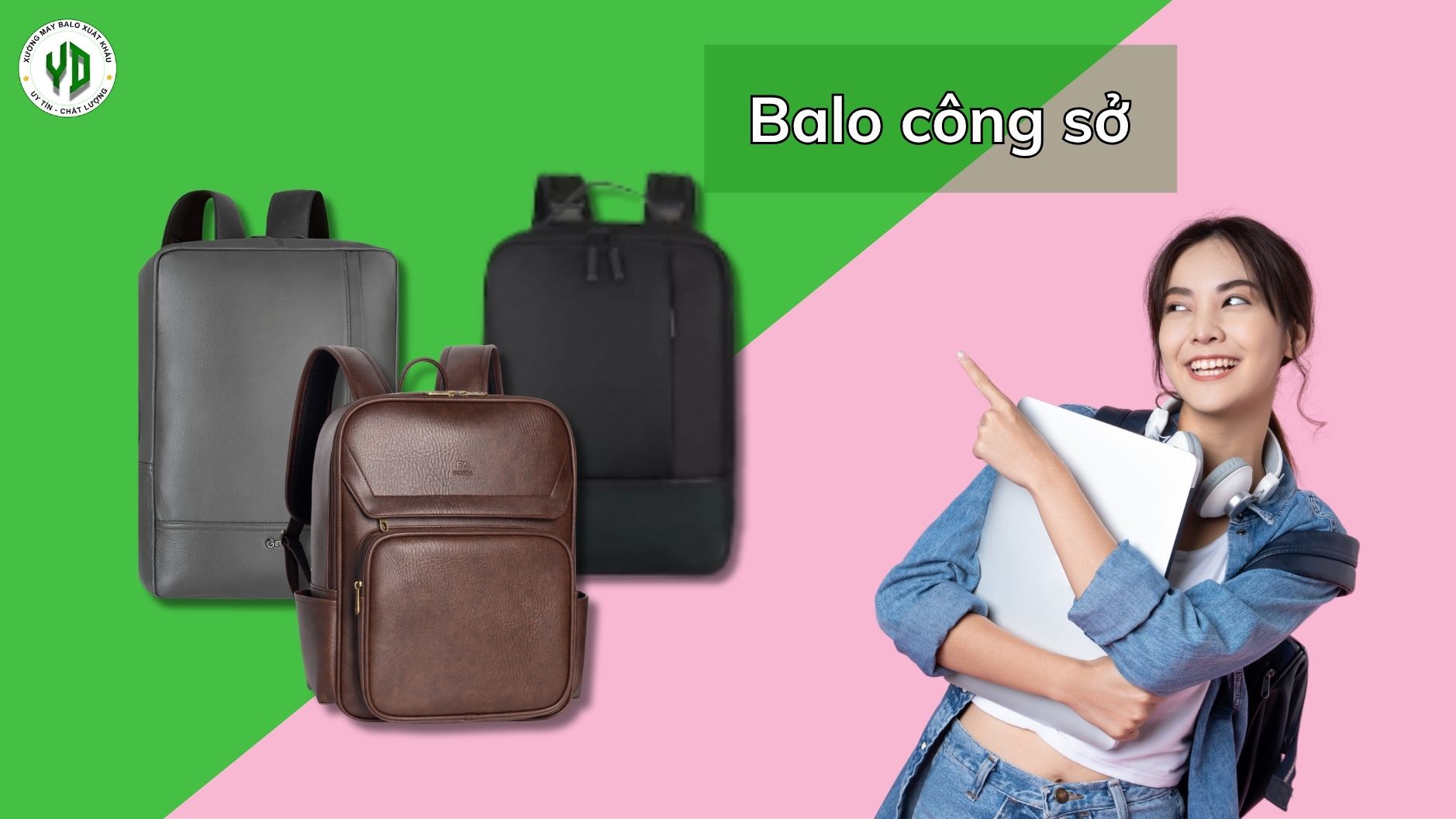 Balo công sở đựng laptop