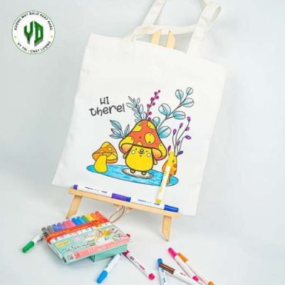 trang trí túi vải